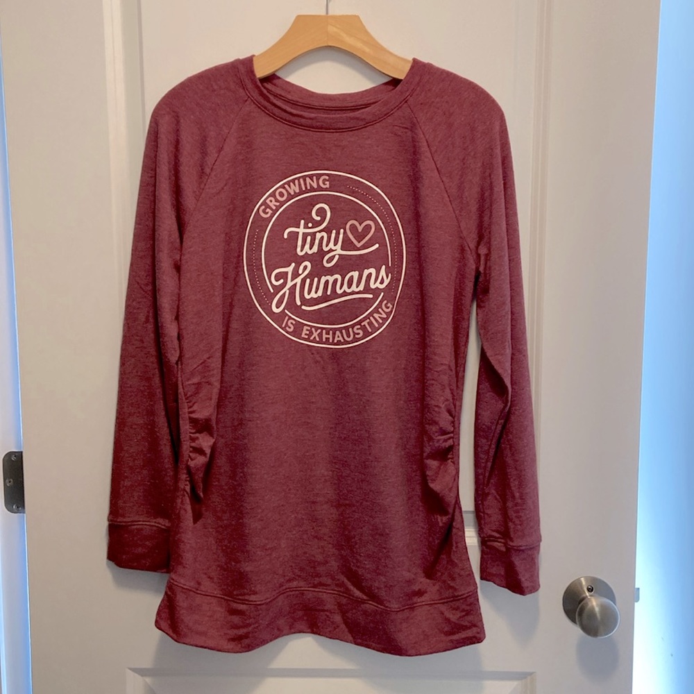 Aglow Maternity tunic sweatshirt